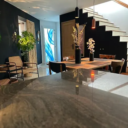 Pink Tropical Champagne Apartment Reims
